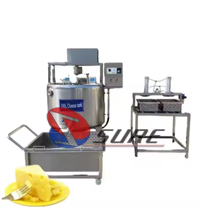 Machines automatiques de fabrication de fromage Mélangeur de fromage de lait de fromage de réservoir de pot Équipement de production de fromage - Product Image 1