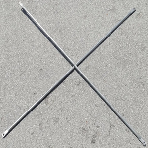 โครงเหล็กกัลวาไนซ์รูปตัว H ที่ค้ำบันไดนั่งร้านเหล็กแนวทแยง - Product Image 3