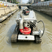 Véhicule sous-marin autonome avancé pour le dragage, avec une largeur de nettoyage de 900 mm et une extraction pour le dégagement des canalisations immergées