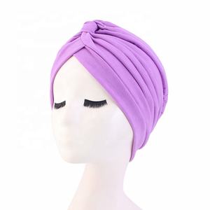 Bonnet à volants pour femmes musulmanes, écharpe pour dormir, Turban de tête, accessoires contre la <span class=keywords><strong>perte</strong></span> de <span class=keywords><strong>cheveux</strong></span>, vente en gros, - Product Image 2