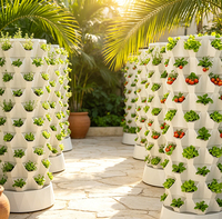 Système hydroponique de tour d'ananas de haute technologie, neuf et d'occasion, pour les industries horticole avec éclairage LED et équipement d'irrigation hydroponique