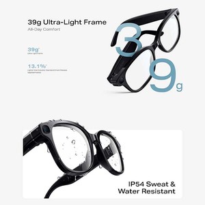 Infinix AI <b>Glasses</b> Pro Powered Eyewear 1080P Video Capture 12MP Ultra-Wide <b>Camera</b> AI Voice Assistant Real-Time Translation Touch - Product Image 6