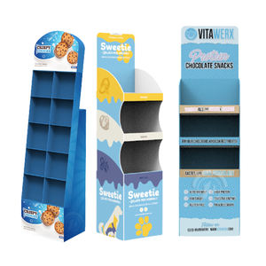 Kustom promosi makanan ringan templat karton Display Pop up kardus Display berdiri - Product Image 1