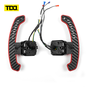 แป้นเปลี่ยนเกียร์ TDD LED แม่เหล็กคาร์บอนไฟเบอร์ สำหรับพวงมาลัย Audi C8 ซีรีส์ A6 A7 S6 S7 RS6 RS7 - Product Image 1