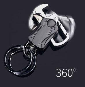 Beer Bottle Opener Keychain Multifunctional Alloy <b>Key</b> <b>Ring</b> Car Play Keyring - Product Image 4
