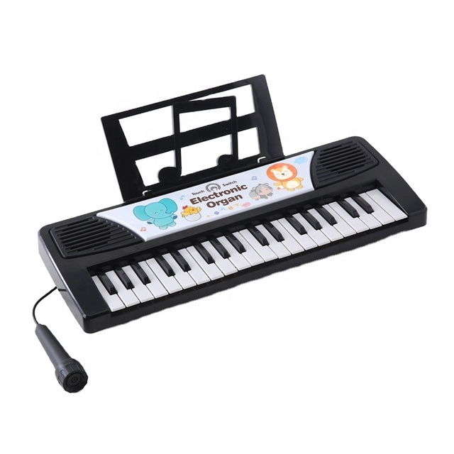Wholesale Creative Toys Music Piano Electronic Organ 37 Key Electric Keyboard with Microphone
