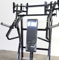 Presse inclinée isolatérale de haute qualité, équipement de fitness en acier à charge par plaques pour l'entraînement de la force de la poitrine, du dos et des épaules