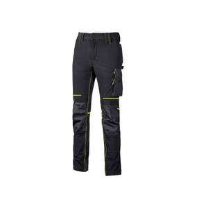 Pantalon de travail slim pour homme Atom Black Carbon U-POWER-PE145BC-3XL-PANTALON DE TRAVAIL EAN 8033546418383 PANTALON DE TRAVAIL CARGO - Product Image 1