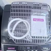 Lave-linge séchant électrique tout-en-un AFRAIC STAR 10KG haute efficacité, boîtier en plastique portable, usage domestique, commercial et hôtelier