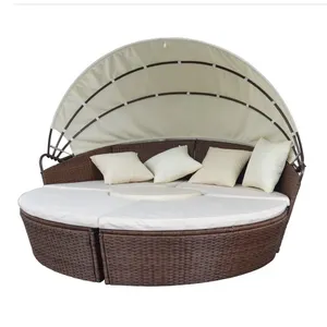 Modern Outdoor Furniture Waterproof Fabric Sun Lounger Day Bed Outdoor