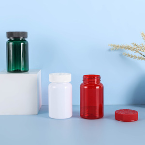 Bouteilles en plastique vides de cylindre de HDPE blanc bouteille de pilule de 175ml pour les bouteilles pharmaceutiques de capsule de pilule d'usage médical - Product Image 3