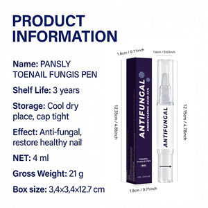 Réparation des ongles de taille de voyage 4ml avec stylo filmogène transparent Traitement des champignons des ongles des orteils à haute teneur en acide undécylénique Aucun dépôt nécessaire - Product Image 1