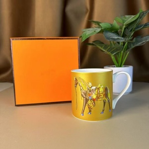 <b>Large</b> Exquisite Bone China Tableware Sets Luxury Classic Design Including Coffee and Cigar Ashtray <b>Gift</b> <b>Boxes</b> for Hotels - Product Image 4