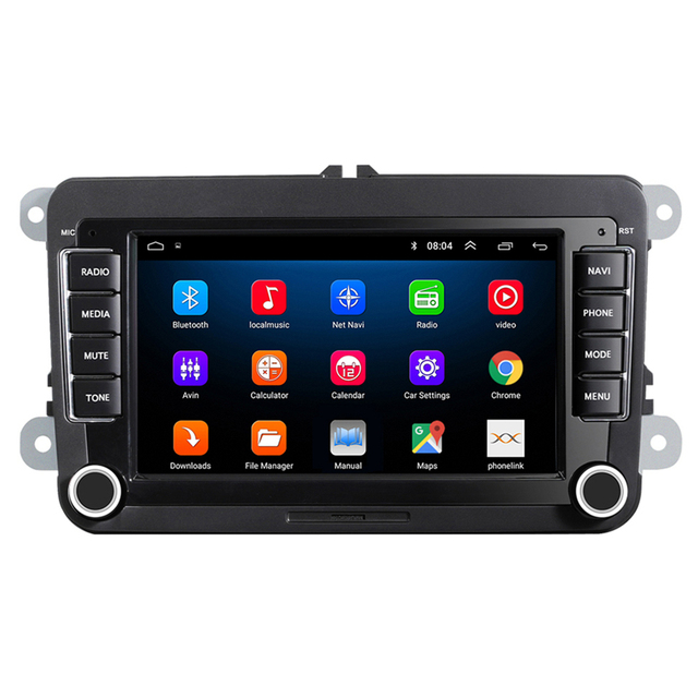 7 Inch 2 DIN Android 9.1 Car Radio Stereo GPS Multimedia Player for Volkswagen/VW/PASSAT/POLO/GOLF 5 6/TOURAN SEAT SKODA
