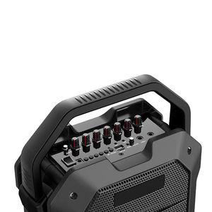SHIDU in Stock 80W 8 Inch Treble Sound Rechargeable Portable PA Speaker With TWO <b>Wireless</b> <b>Microphone</b> Speaker - Product Image 4