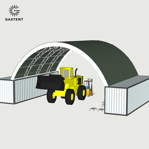 Carpa de Almacenamiento de Contenedores 15mx24 con Estructura de Aluminio y Doble Revestimiento de PVC Impermeable para Estacionamiento de Autos <span class=keywords><strong>GAX</strong></span> - Product Image 2