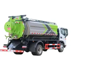 Precio barato Buena calidad Vacío Succión de aguas residuales Chorro Limpieza de alcantarillado Camiones de succión Camiones de aguas residuales para la venta