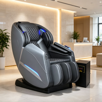 Fauteuil de massage commercial 4D robotisé à gravité zéro, Shiatsu, à monnayeur, pour centre commercial et bureau
