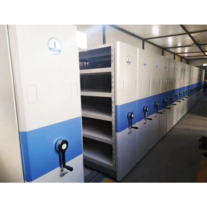 نظام رفوف متحركة عالي الكثافة للتخزين المكتبي وتخزين الملفات في المستشفيات والمستودعات، رفوف قابلة للتكديس - Product Image 3