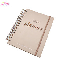 Carnets de notes, journaux et agendas à spirale personnalisés imprimés sur mesure, fabriqués en Chine, avec élastique de marque