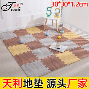 Vente en gros Tapis de sol en mousse une pièce style jouet de sport pour chambre et salon Tapis sur chenilles pour bébé épissage - Product Image 4