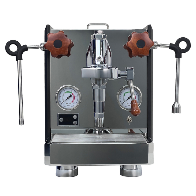 OEM ODM Custom Commercial Household Retro E61 15 bar Espresso Cafe Maker Stainless Steel Single Head Electric Coffee Machine