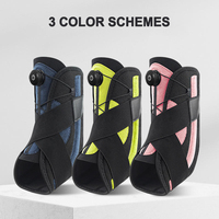 Attelle de cheville à compression durable, modèle A-32, type flexible, pour fitness, course à pied, basketball, support de cheville réglable