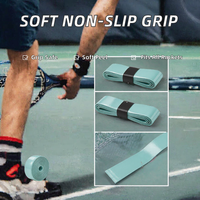 Nouvelle Bande Antidérapante Blanche de Haute Qualité, Film Adhésif Épais pour Raquettes de Tennis, Badminton et Padel, Overgrip en Caoutchouc PU Personnalisable et Portable