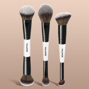 MAANGE Professionnel, sur mesure, OEM&ODM, 3 <span class=keywords><strong>pinceaux</strong></span> de maquillage double embout, ensemble de <span class=keywords><strong>pinceaux</strong></span> de maquillage professionnels pour le visage - Product Image 1