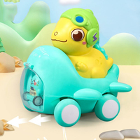 Nouveau Design 2026 – Jouet en Plastique Dinosaure à Friction et Avion à Éjection Inertielle pour Enfants, Thème Dessin Animé, Éducatif