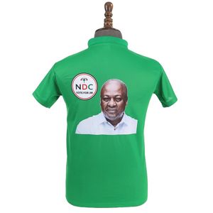 T-shirts d'Élection 100% Polyester pour la <span class=keywords><strong>Campagne</strong></span> de Promotion du Président du Ghana, Personnalisables avec Caractère, Logo et <span class=keywords><strong>Couleurs</strong></span>, Direct Usine - Product Image 3
