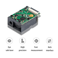 Capteur de mesure de distance laser vert industriel de 100m Module de capteur de mesure laser de haute précision avec sortie TTL // RS232