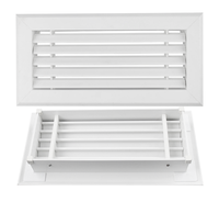 Grille de Diffusion d'Air Industrielle Carrée en Aluminium pour la Ventilation des Salons et des Entrepôts