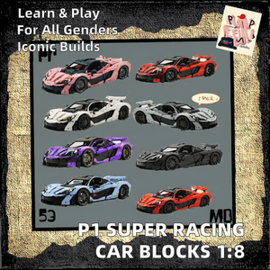 Bloques de Construcción de Plástico Técnicos de Carreras, Modelo de Superdeportivos a Escala 1:8, Juguetes de Ladrillos para Niños, 3893 Piezas, Excelentes Regalos - Product Image 2