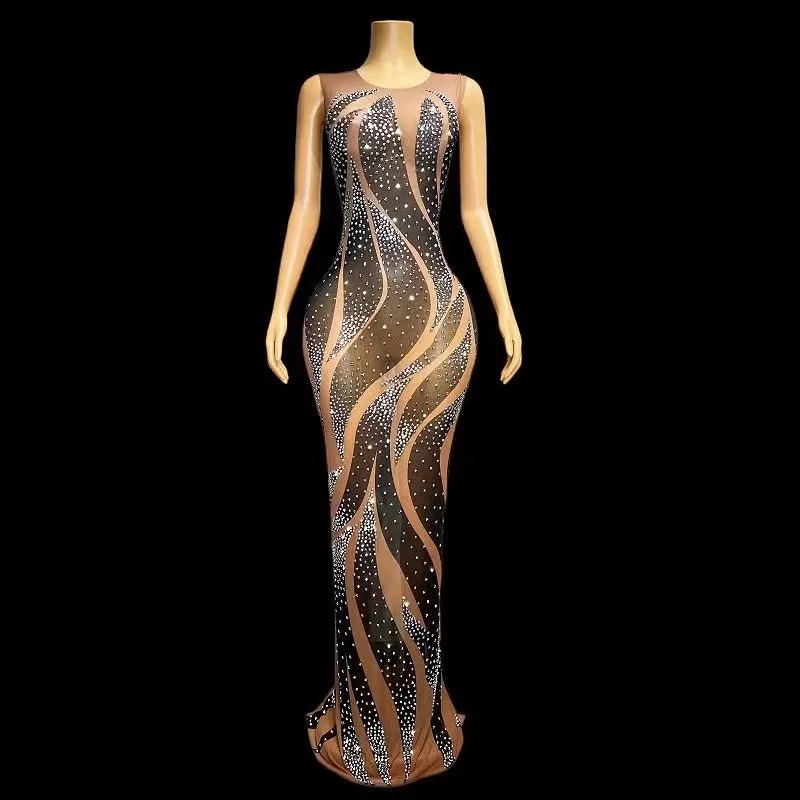 In Stock Silver Empire Waist Dress Large Backless Style | Alibaba.com