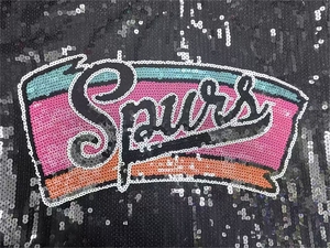 Maillots de basket-ball <span class=keywords><strong>NBA</strong></span> pour femmes, uniformes d'équipe de qualité, hauts à paillettes pour les fans, chemises courtes scintillantes pour le jour du match - Product Image 4