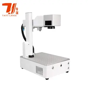 Canton Fair Promotie 20W Desktop Optische Vezel Lasermarkeermachine Voor Metaal En Niet-Metalen