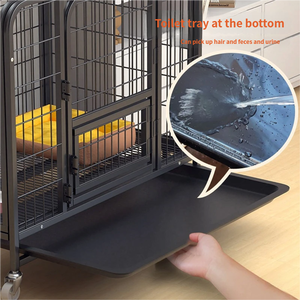 <span class=keywords><strong>Cage</strong></span> d'intérieur pour chien pour Border Collie avec toilette Convient aux chiens de taille moyenne Teddy Bichon Frise et petits chiens <span class=keywords><strong>Cage</strong></span> pour animaux de compagnie - Product Image 5