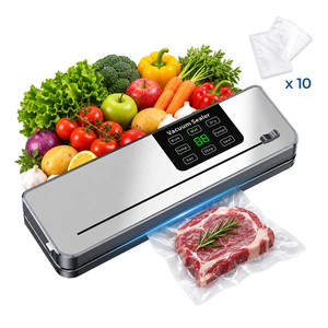 75kPa 120W 30cm Seal 4L/min Touch Screen Multi-Bag Sealing Bag Cutter Wet Dry Household Food Vacuum Sealer Machine - Product Image 1