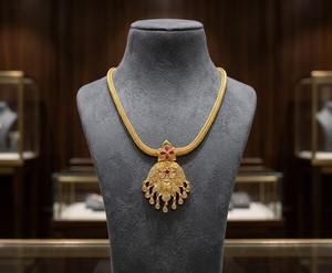 สร้อยคอทองคำลายละเอียดอ่อน DIVYORO พรีเมียม สำหรับผู้หญิง แฟชั่นเครื่องประดับสไตล์ชาติพันธุ์ สำหรับงานแต่งงานและงานปาร์ตี้ - Product Image 1