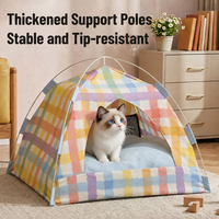 Tente de Luxe pour Chat Très Vendue – Maison Confortable en Tissu Doux et Respirant, Cage Portable Robuste pour Animaux de Compagnie (Chats et Chiens) – Idéale pour l'Été