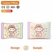 Jouets en peluche et oreillers en forme de bonbons de confiserie, avec logo personnalisé, marque OEM, articles promotionnels, vente en gros, cadeau promotionnel pour tous les âges