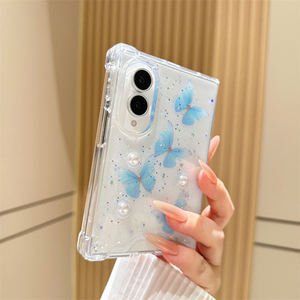 เคสโทรศัพท์ใสกันกระแทกแบบมีกลิตเตอร์ลายผีเสื้อสำหรับ iPhone 18 Fold ลดราคาสุดคุ้ม - Product Image 4