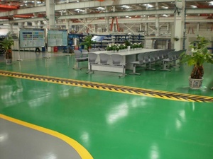 ชุดเคลือบพื้นอีพ็อกซี่เรซิ่นสีเขียวสำเร็จรูปสำหรับงานอุตสาหกรรม - Product Image 4
