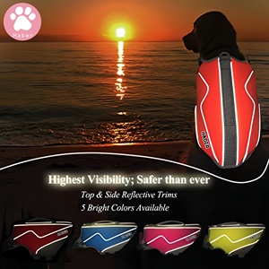 سترة طفو خارجية بنمط صلب من النيوبرين للحيوانات الأليفة نمط الشتاء في الهواء الطلق من أجل مغامرات الغوص للقطط والكلاب - Product Image 6