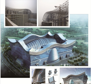 Mái Thép Tấm Giá Rẻ Tiền Chế Khung Không Gian Thép Mái Đầu Cuối Sân Bay - Product Image 6