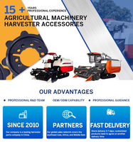 El último tractor de caja de cambios de 45hp Rotovator Power Tiller Cultivator para granjas para implementaciones agrícolas