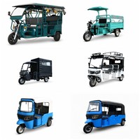 Tricycle électrique de livraison à 3 roues 1000W 60V avec auvent en toile et batterie au lithium pour la livraison du dernier kilomètre