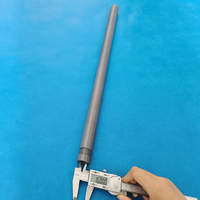 Tube de protection en carbure de silicium (SiC) céramique haute pureté pour thermocouple, pour découpe de gaine, 1000-1500°C, super réfractaire