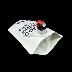 1l 5l 10l Outdoor Portable Folding Plastic Handle Water <b>Bag</b> Custom Clear <b>Transparent</b> Beverage Drinks Liquid Pouch With Spout - Product Image 4